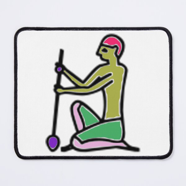 Item preview, Hieroglyphics, Egyptian figure, Colored Hieroglyphics, warrior designed and sold by Nostrathomas66.