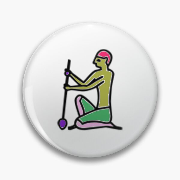 Item preview, Hieroglyphics, Egyptian figure, Colored Hieroglyphics, warrior designed and sold by Nostrathomas66.