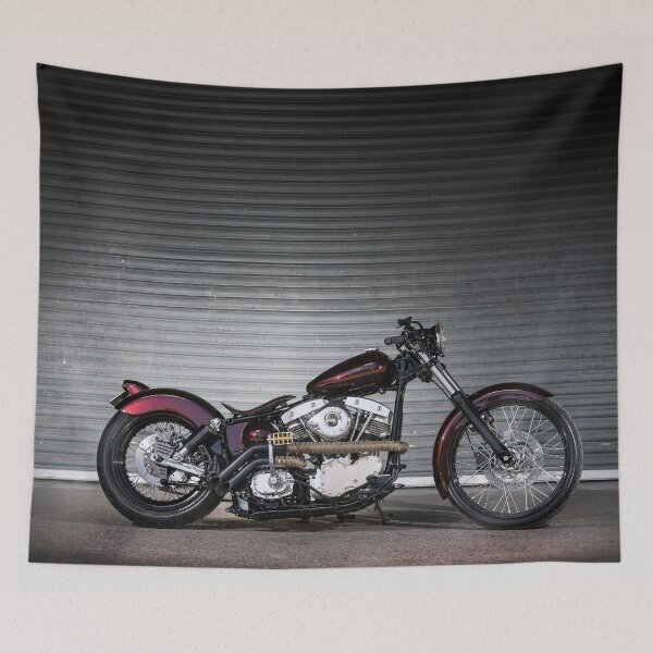 Item preview, Dominic Garraffa's 1975 Shovel Custom designed and sold by HoskingInd.