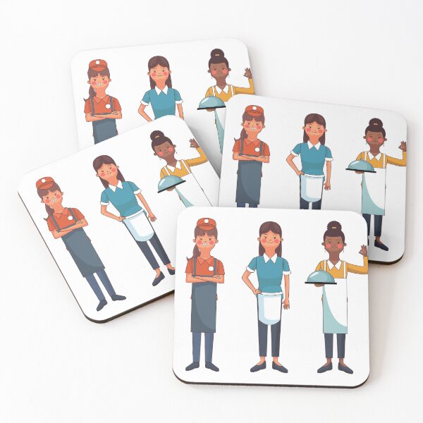 Item preview, Women Waitress Tops Sticker designed and sold by SugarrMonkey.