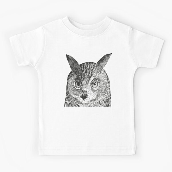 Owl | Vintage Owls | Black and White | Kids T-Shirt