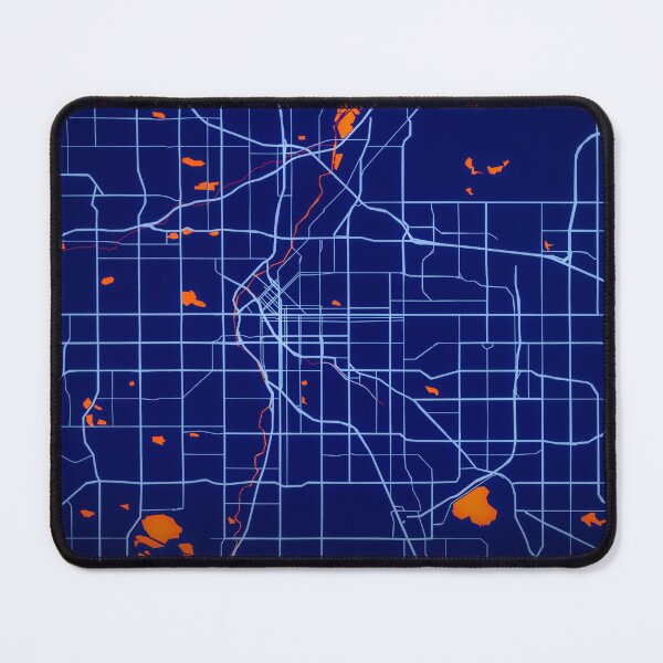 Item preview, Denver City Map Print, Denver City Map Poster, Denver City Map Wall Art, Denver City Map, Denver Fitted Mask, Denver Mask, Denver Leggings, Map of Denver City, Denver City Map Art designed and sold by randomorder.