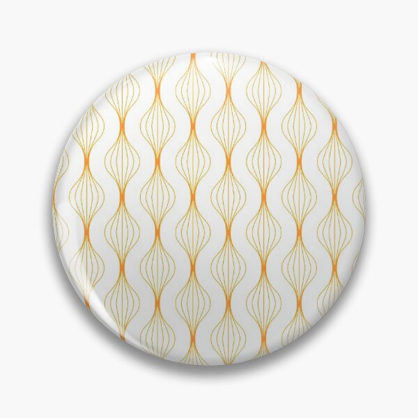 Item preview, Gold wave design on white designed and sold by Drawyourlife24.