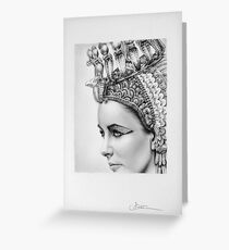 Elizabeth Taylor Portrait Greeting Card
