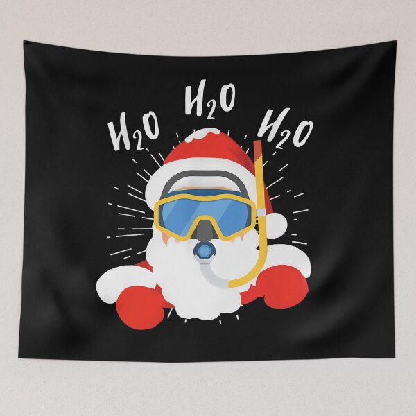 Item preview, H2o Santa Claus Snorkeling Diving Chistmas Season designed and sold by KimberlyOppen.