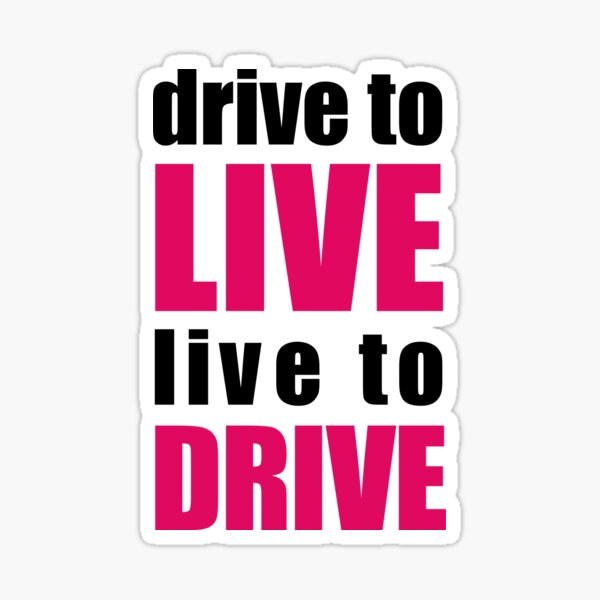 ride to live - live to ride Sticker