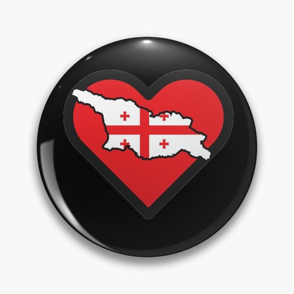 Item preview, Sakartvelo Guli - Me Mikvars Sakartvelo - I love Georgia - icon heart designed and sold by friendly-fox.