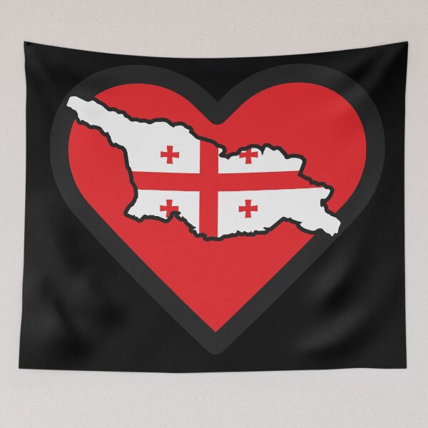 Item preview, Sakartvelo Guli - Me Mikvars Sakartvelo - I love Georgia - icon heart designed and sold by friendly-fox.
