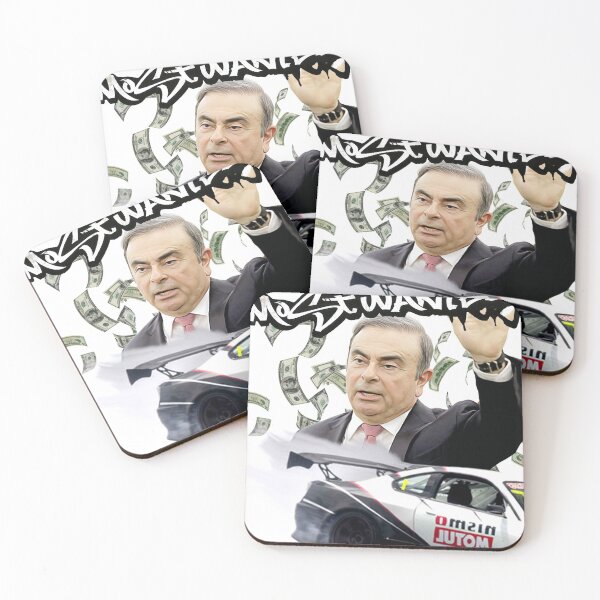 Item preview, Nissan's Most Wanted Carlos Ghosn Fugitive CEO designed and sold by QuinnGinger.