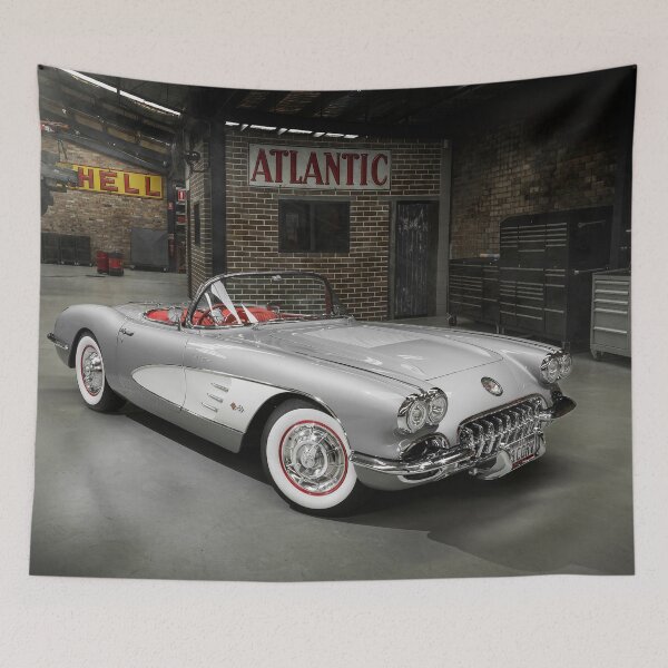 Item preview, John Ward's 1958 Corvette designed and sold by HoskingInd.