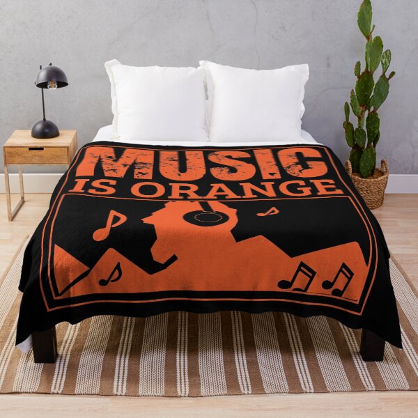 Aperçu de l'œuvre La musique est orange créée et vendue par anthfony.