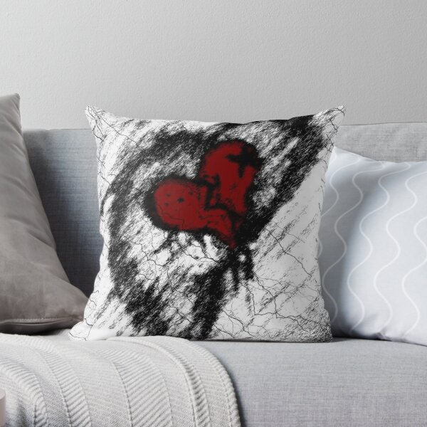 A Hypebeast's Heart Throw Pillow