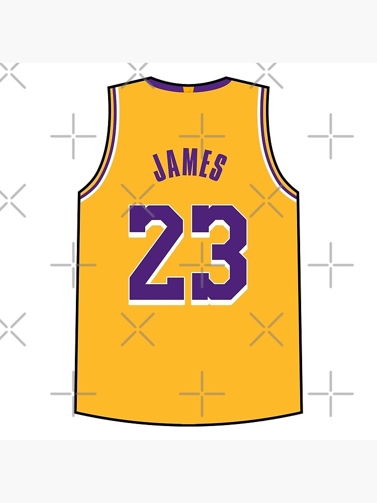 LeBron James Jersey Art Board Print for Sale by designsheaven