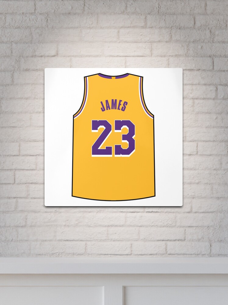 Magic Johnson Jersey Mounted Print for Sale by DeeJayDesign