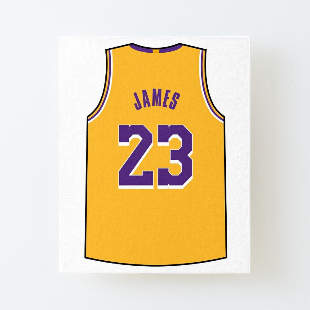 Lebron Lakers Jersey Wall Art for Sale