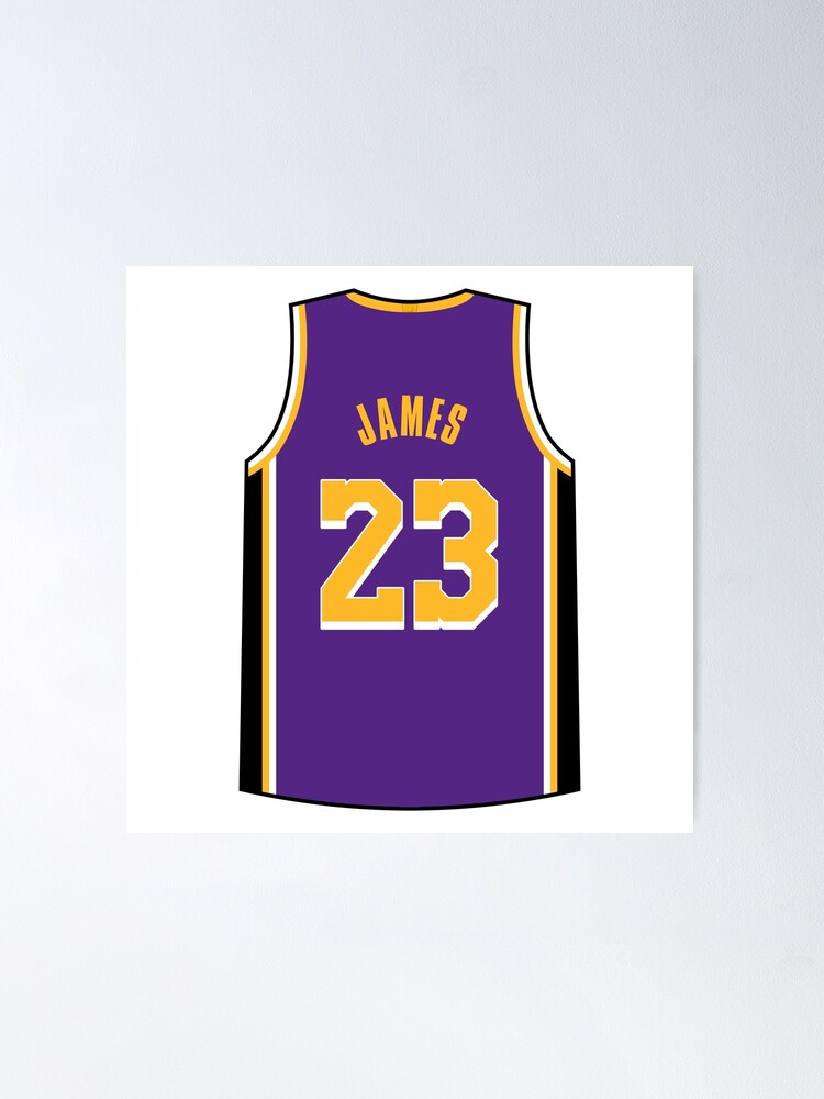 LeBron James Jersey Art Board Print for Sale by designsheaven