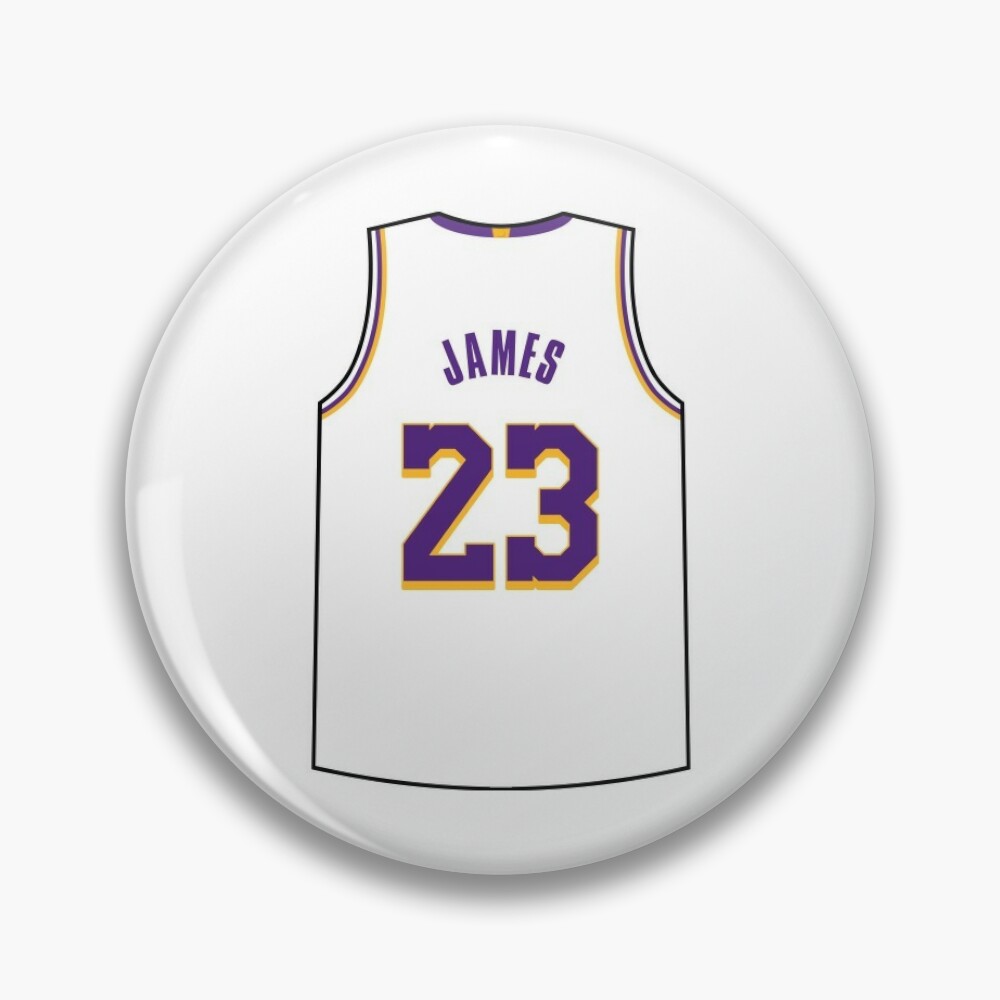 Wincraft NBA Lakers MVP LeBron James Jersey Pin