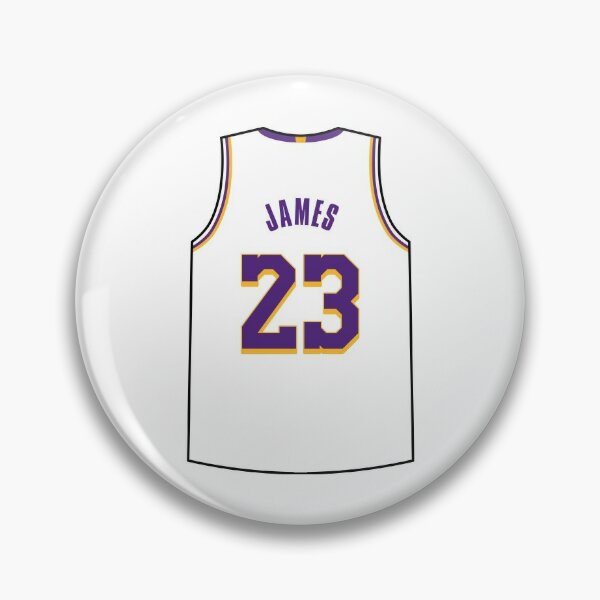 LeBron James Los Angeles Lakers Jersey Pin