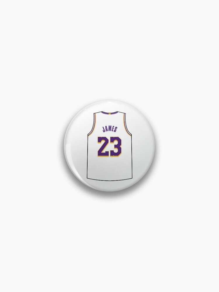 LeBron James Jersey Sticker for Sale by designsheaven