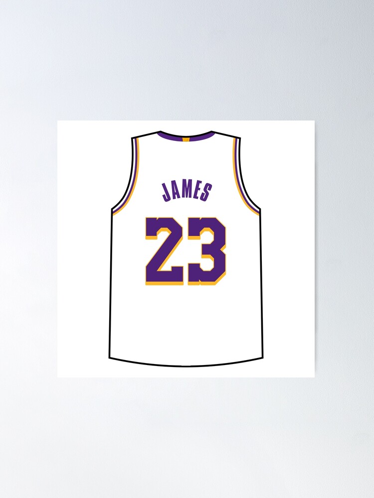 Lebron James Mamba Jersey Poster for Sale by WalkDesigns