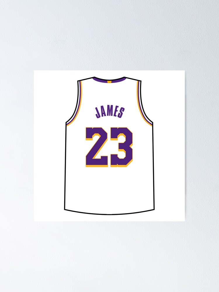LeBron James Jersey Poster for Sale by designsheaven