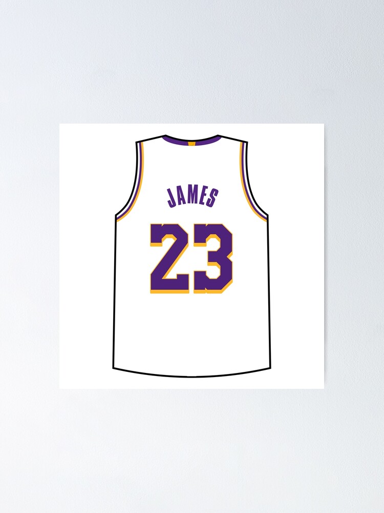 LEBRON JAMES LAKERS 23 TANK JERSEY SIZE MEDIUM BLACK