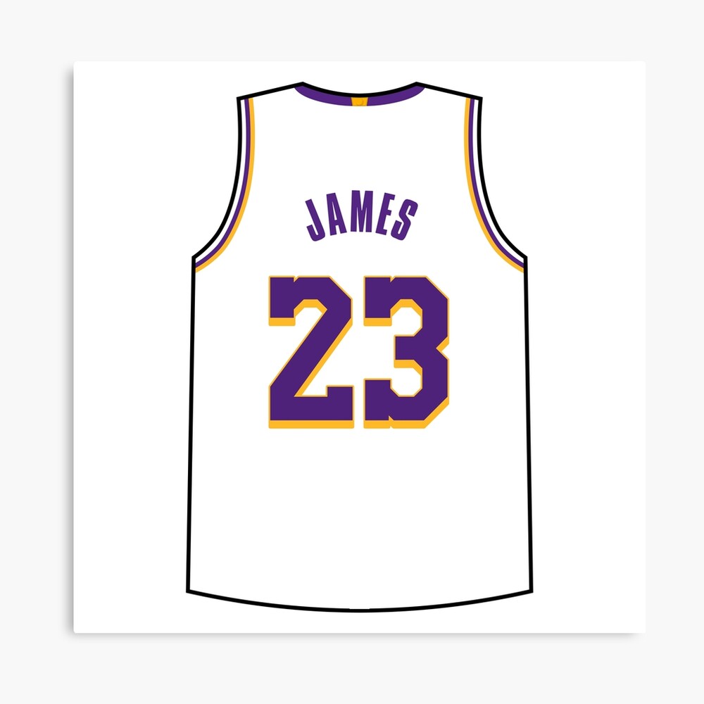 LeBron James Jersey Sticker for Sale by designsheaven