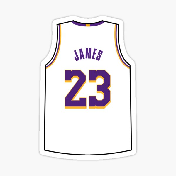 Lebron James Jersey Lakers #23 | Sticker