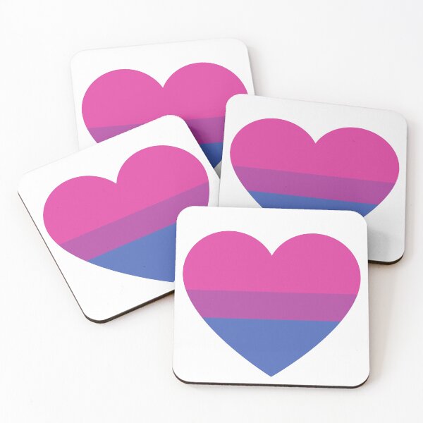 Item preview, Simple Bisexuel Pride Heart Flag  designed and sold by JosTees96.