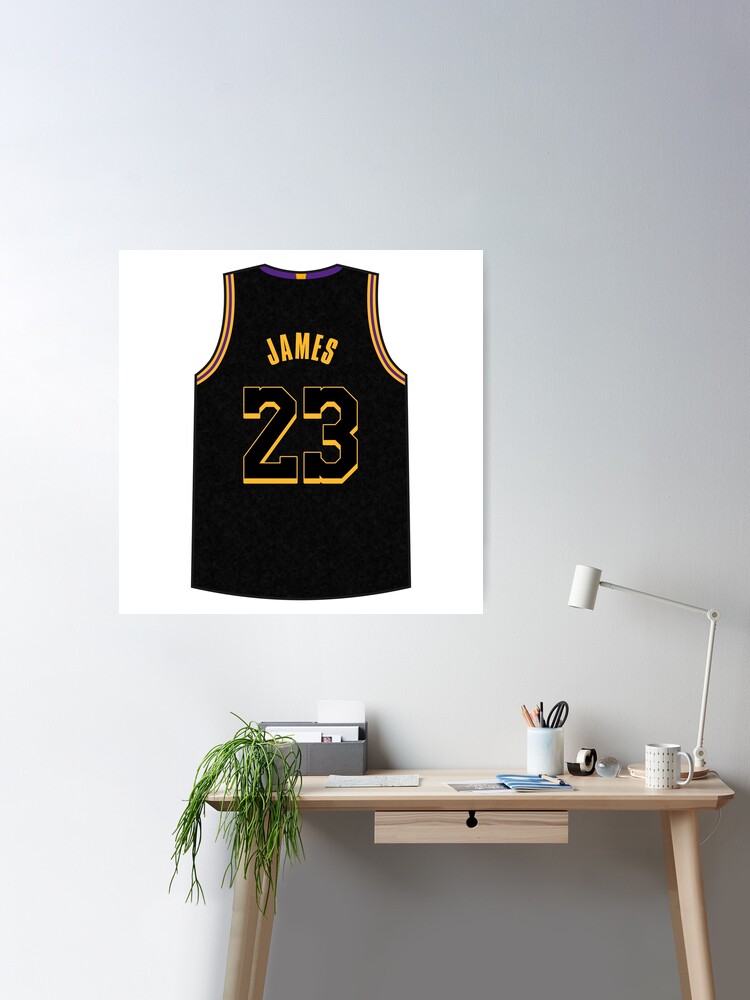 LeBron James Statement Jersey Poster for Sale by designsheaven