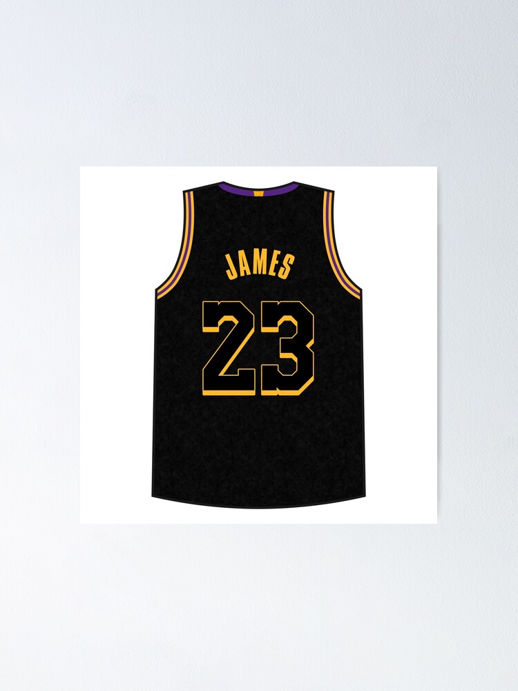 LeBron James Jersey Sticker for Sale by designsheaven