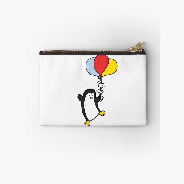 Item preview, Penguin with Balloons Cartoon designed and sold by BWAYZ.