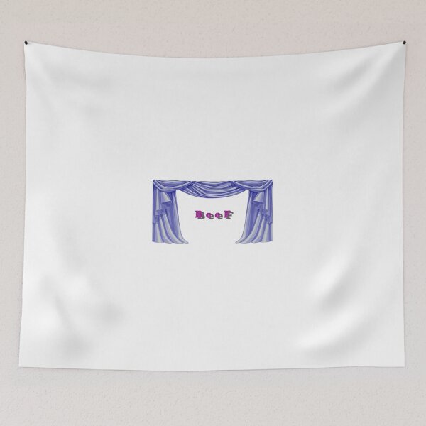 Item preview, Blue Beef Curtains designed and sold by Huskyyy Designs.