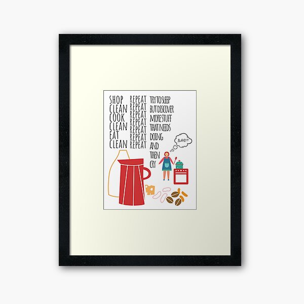 Item preview, Housework sucks designed and sold by Scribblehound.