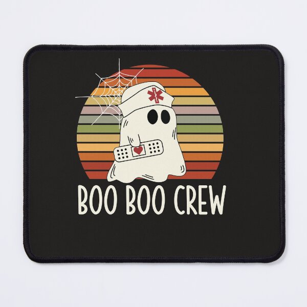 Item preview, Boo Boo Crew Nurse Funny Ghost Women Halloween Nurse designed and sold by backtrending.