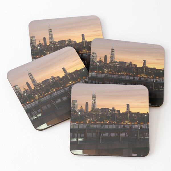 Item preview, Sunset from a New York City Pier designed and sold by hawkeye0.