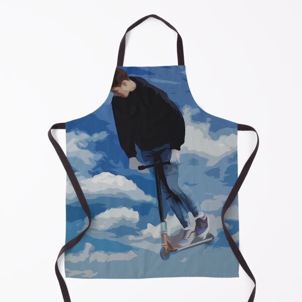 Item preview, Racing the Clouds - Stunt Scooter Rider designed and sold by NaturePrints.