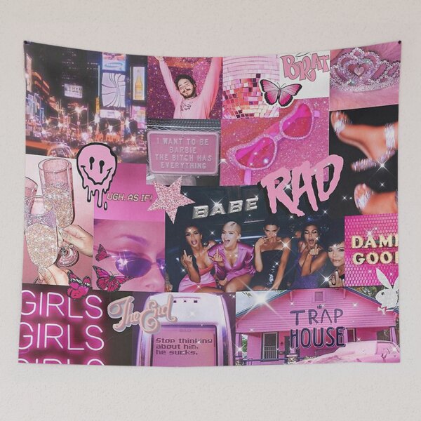Item preview, Pink Asthetic Vibes Collage designed and sold by Windasari29.
