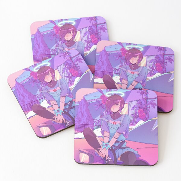 Item preview, Colorful Retro Anime Girl Digital Art designed and sold by Rakuten Mallor.