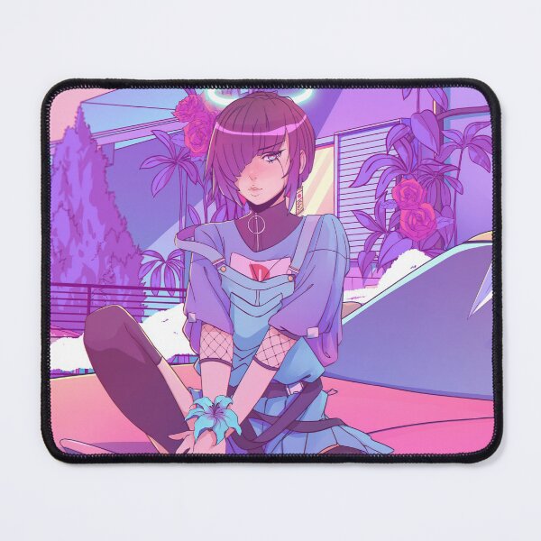 Item preview, Colorful Retro Anime Girl Digital Art designed and sold by Rakuten Mallor.
