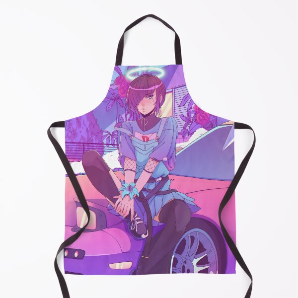 Item preview, Colorful Retro Anime Girl Digital Art designed and sold by Rakuten Mallor.