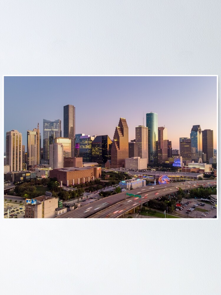 Houston Skyline - Tequila Sunrise