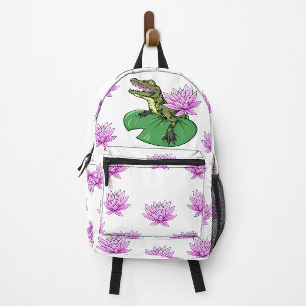 Item preview, Baby Alligator on Lily Pad Pattern designed and sold by InkedMongoose.