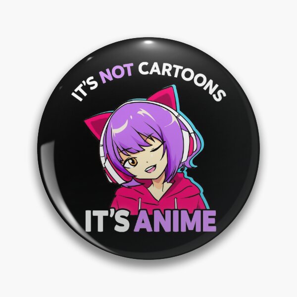 Item preview, It_s Not Cartoons It_s Anime Girl Manga designed and sold by HDankdesign.