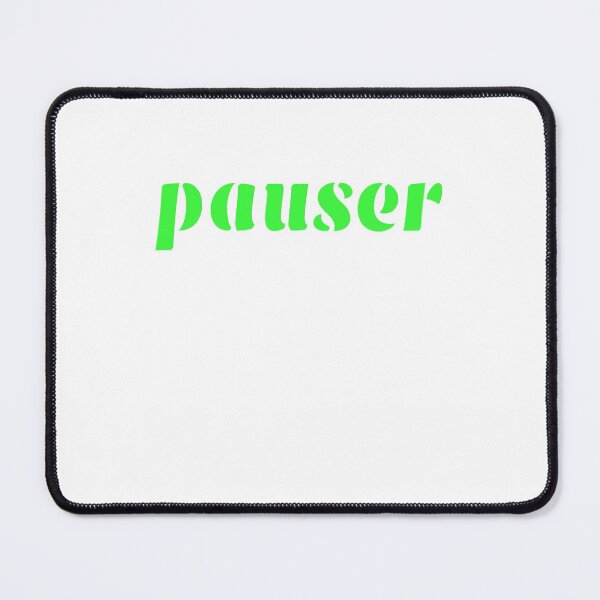 Item preview, pauser, lime letters, white designed and sold by AndPeace702.