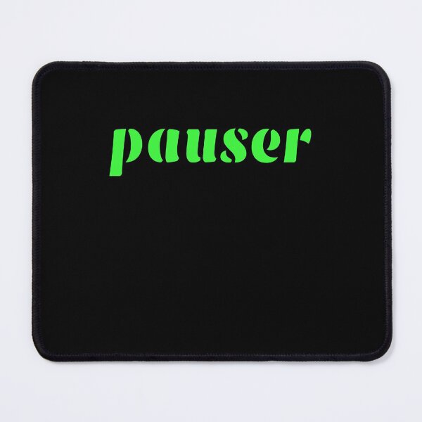 Item preview, pauser, lime letters, black designed and sold by AndPeace702.