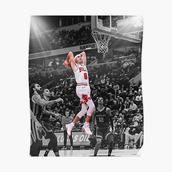  OKSEAS Derrick White Poster Black And White Basketball