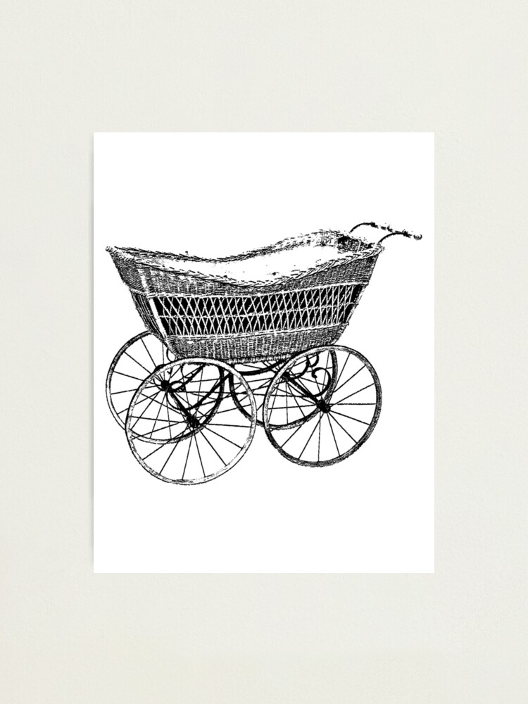 old fashioned baby carriage