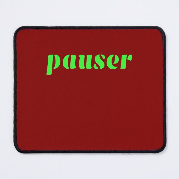 Item preview, pauser, lime letters, rust designed and sold by AndPeace702.