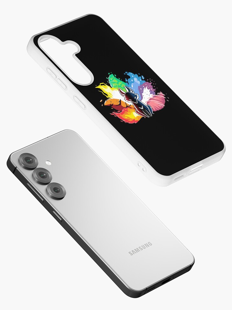 Aperçu 2 sur 4. Coque Samsung Galaxy avec l'œuvre Kitsune renard à neuf queues créée et vendue par Windasari29.